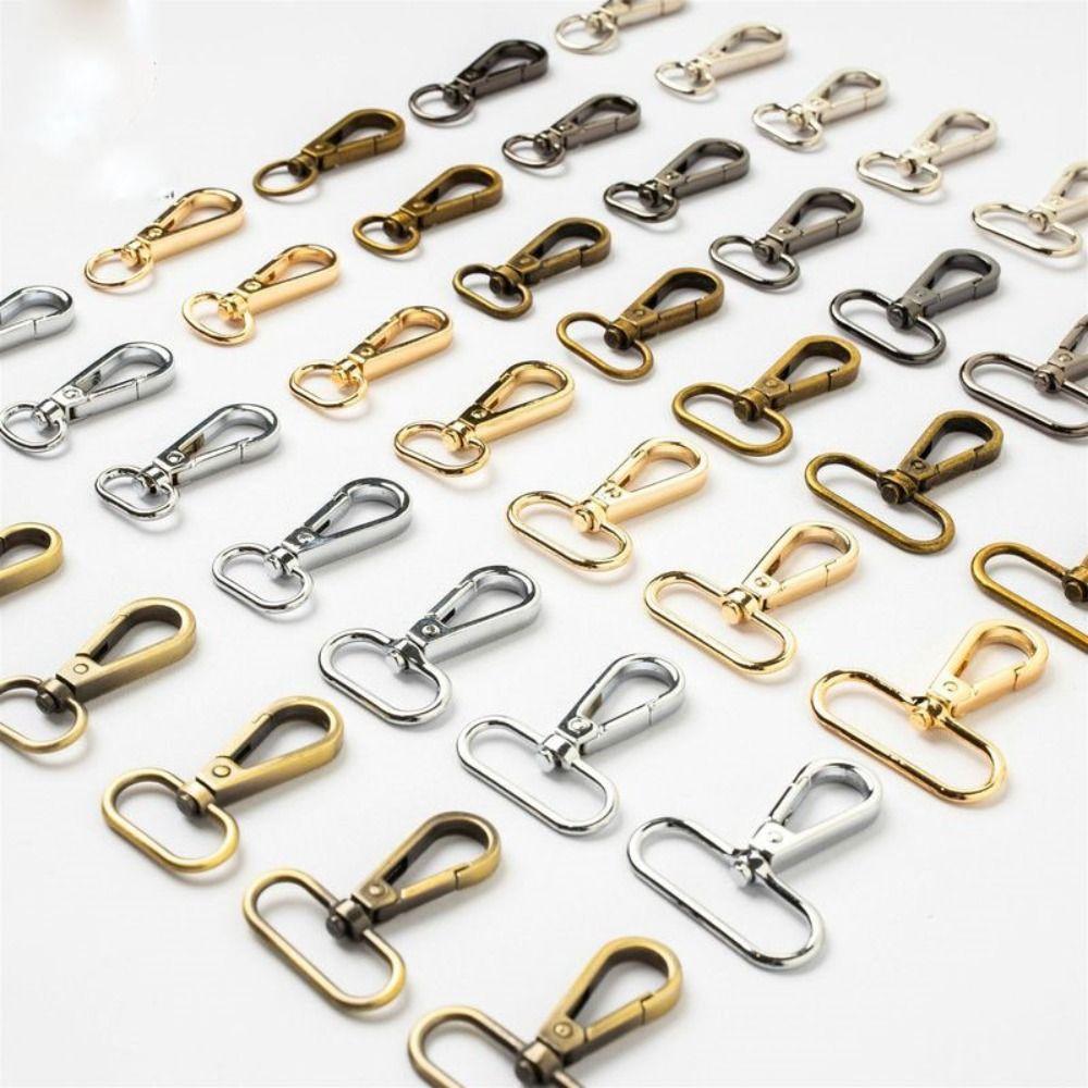 

4pcs Rotating Metal Snap Hook 50*38mm Trigger Clips High Quality Webbing Buckle Leather Strap