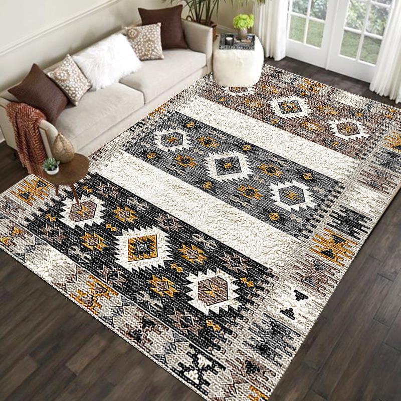 

Nordic National Wind Carpet Гостиная Спальня Домашний Чайный Столик Коврик Гардеробная Коврик Балкон Полный Магазин С Хозяйственным Ковриком 400MMx600MM