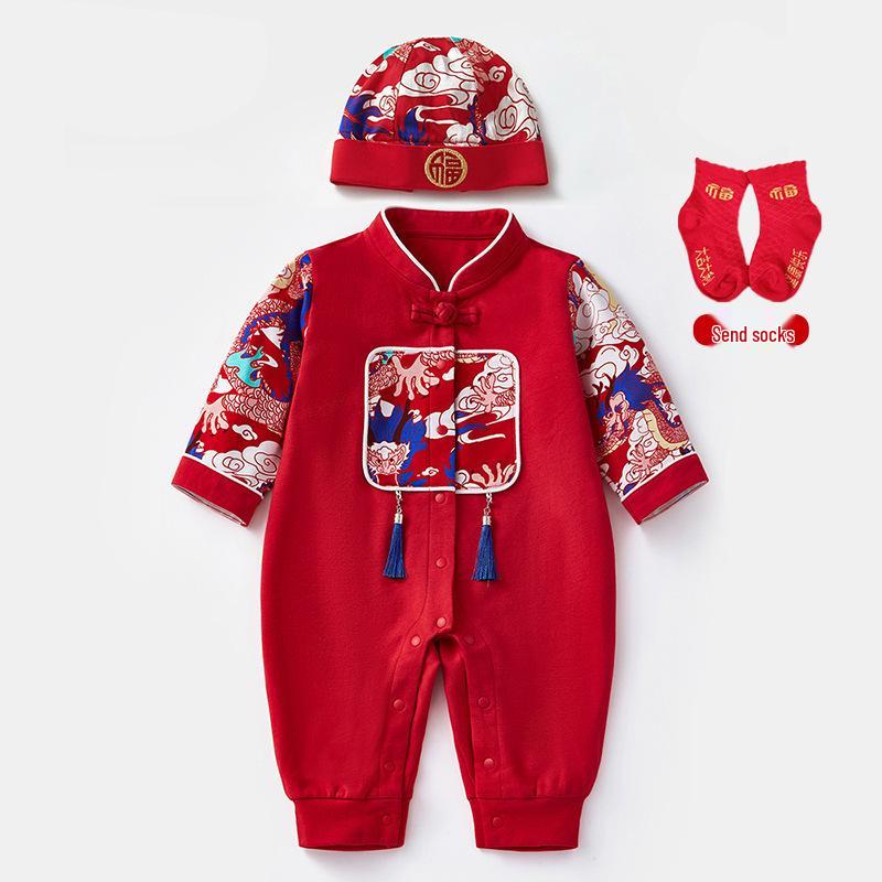 Spring-Summer 2025 Baby Boy Romper - Ideal for Birthday, Hundred Days, and Banquet Celebrations