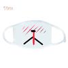 ALL-FASHION-MALL Λευκή Anime Εμοτικόν Μάσκα Στόματος Kaomoji Αντι-Σκόνης Kawaii Μάσκα Προσώπου