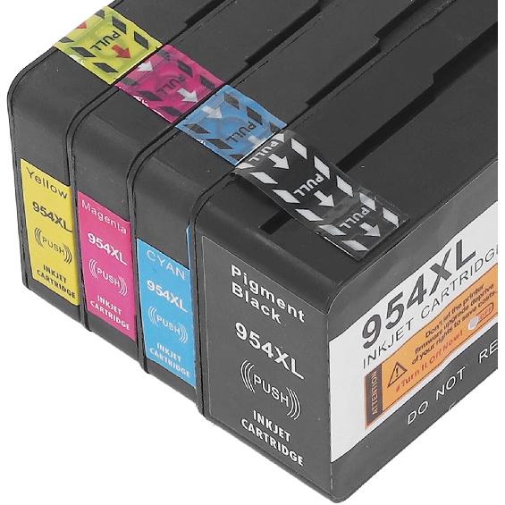 Ink Cartridge, for HP 954 Printer Cartridge with BK C M Y Colors, Printer Ink Cartridge for 7720 7740, for Pro 8210 8710 8720 8730