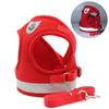 Reflective Breathable Mesh Vest Harness Set Adjustable Detachable Collar Chest Leash Traction Rope Pet Shop All for Dogs Chats