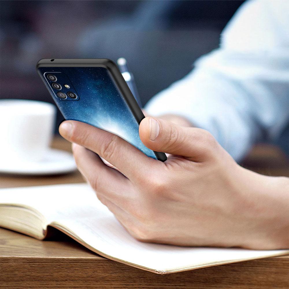 Hülle für Samsung Galaxy A52 A12 A51 A32 A71 A21s A22 A11 A02s A03 A23 A13 A53 A41 A31 A72 Weiche Handyhülle Cooler Einsamer Astronaut