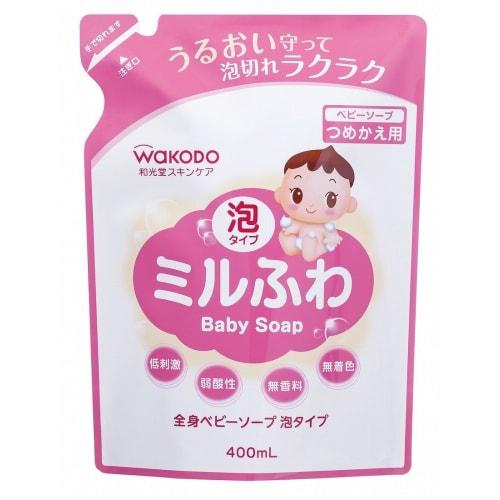 

Milfuwa Baby Soap, Foam Type, Refill, 400mL