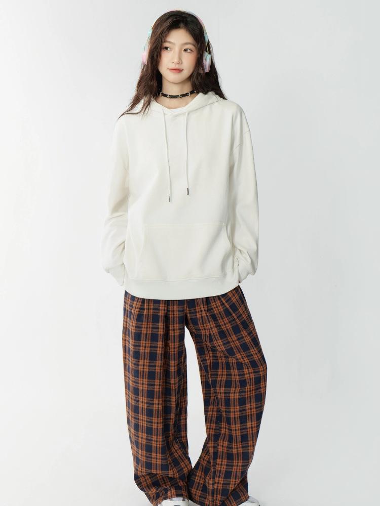 Autumn And Winter Womens Hoodie Long Sleeve Sweater Loose Top Sweatshirt Cotton Pullovers Couple Outfits