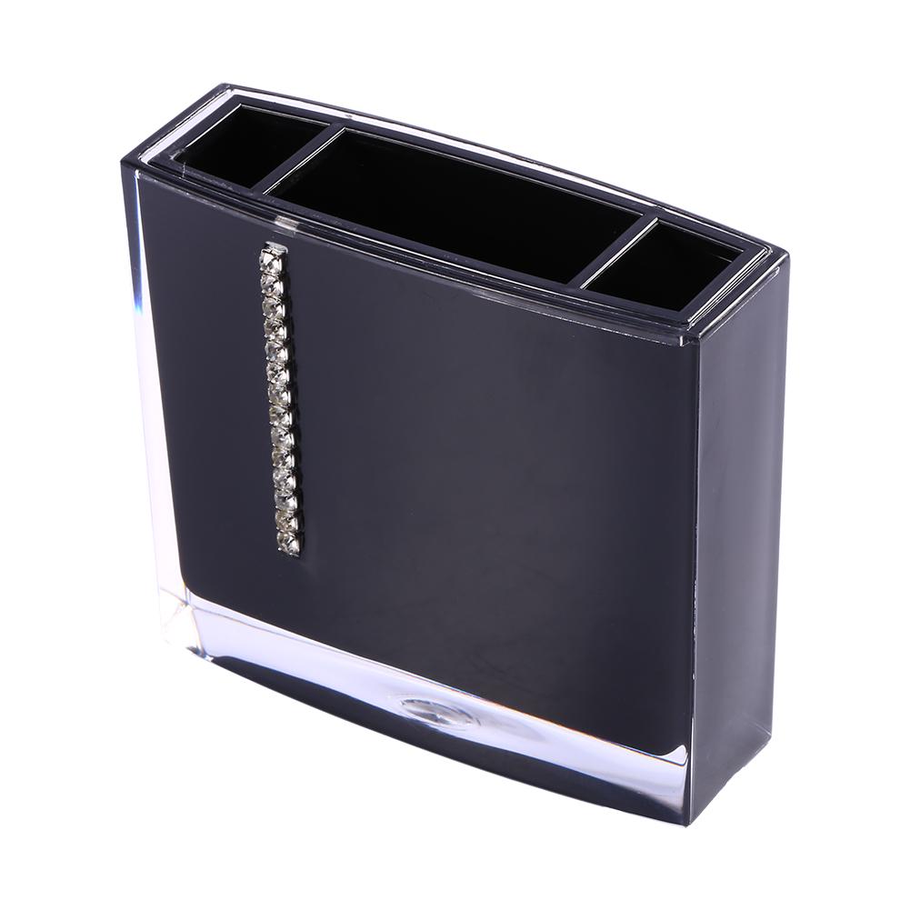 5-teiliges Set Acryl Badezimmerzubehör Badbecher Flasche Zahnbürstenhalter Seifenschale