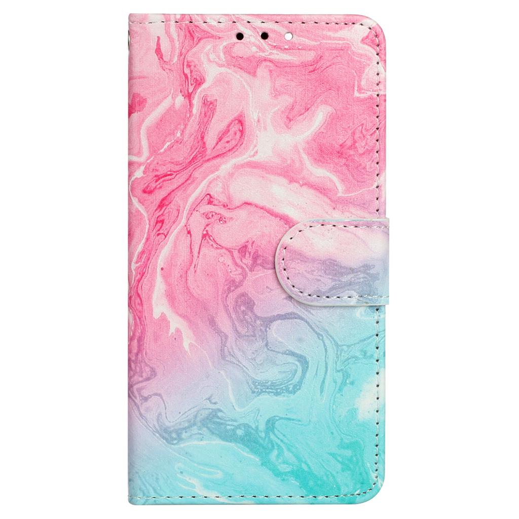For Motorola Moto G35 5G Case Pattern PU Leather Flip Phone Cover
