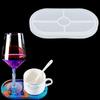 Silicone Silicone Tray Mold Raised Rim Epoxy Resin Mold High Quality Cake Mold  DIY Crafts