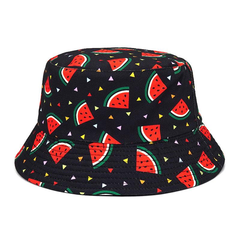 Modny Kapelusz Bucket z Nadrukiem Hip Hop Letnie Męskie Kapelusze Rybackie Kapelusze Damskie Kapelusz Plażowy Unisex Kapelusz Panama Damski