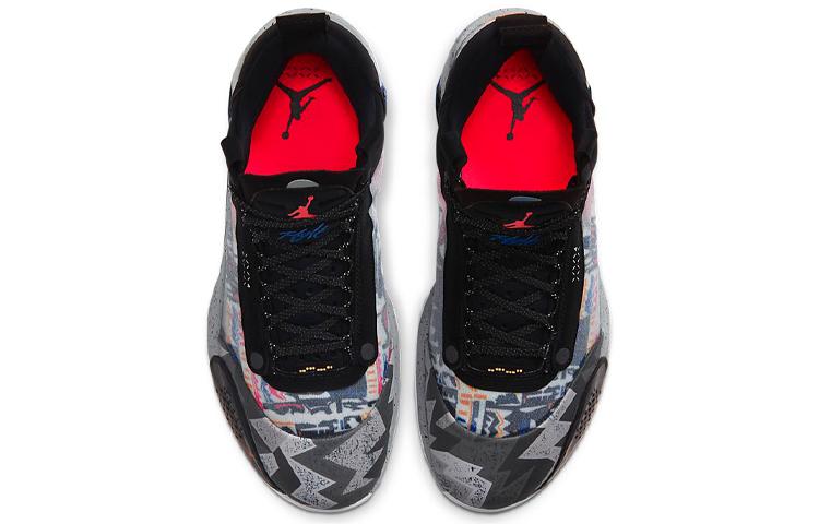 Air Jordan XXXIV Low Print 'Schwarz' CZ7745-008