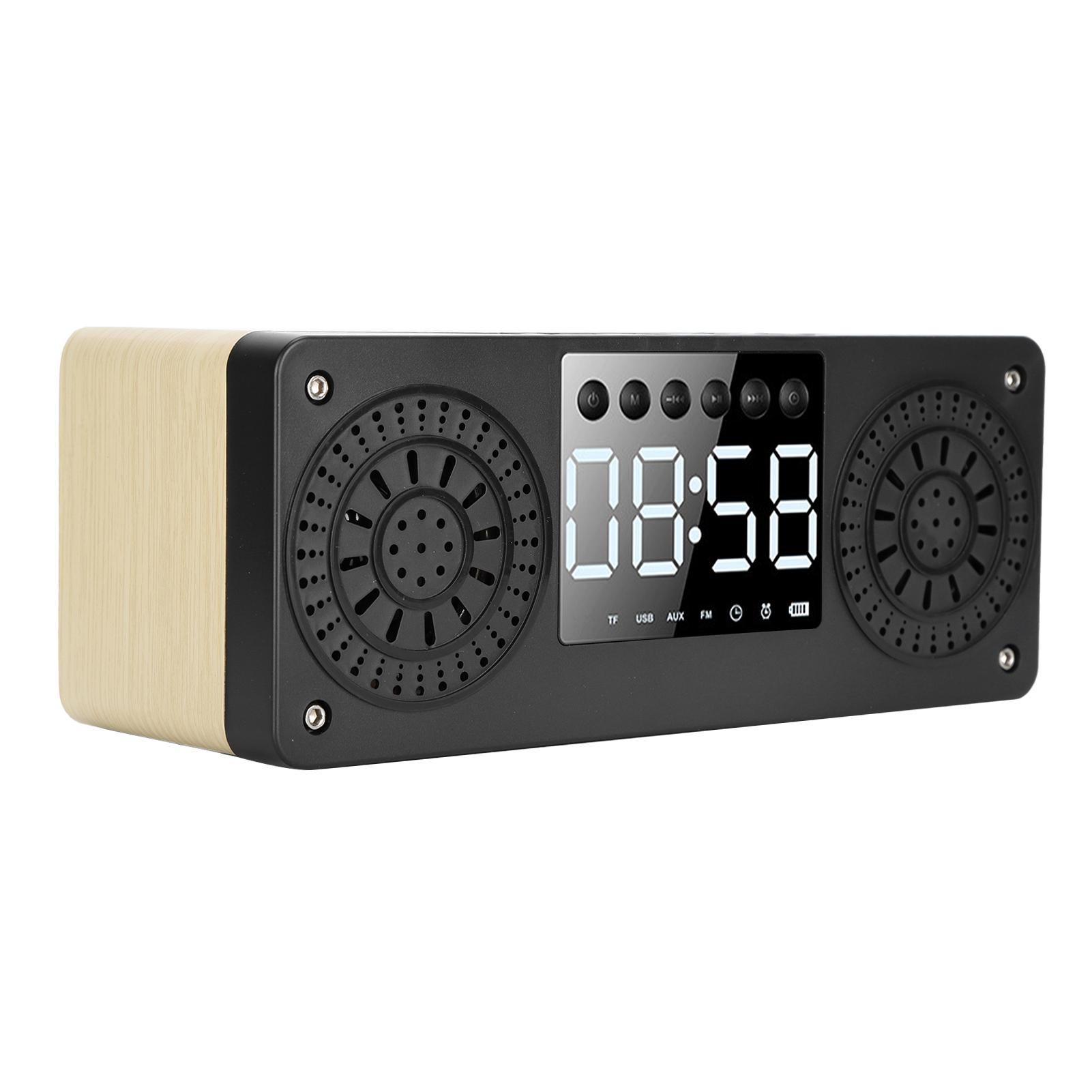 

Bluetooth Мини Беспроводной Будильник Уличный Портативный Плагин Карта Бас Музыкальный Динамик(Желтое дерево жёлтый