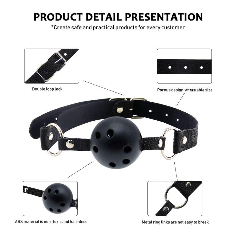 Jucării sexuale cu minge din silicon moale Gag Gag cu gură deschisă BDSM Bondage Mouth Ball Femeie Cuplu Jocuri sexuale pentru adulți Accesorii erotice