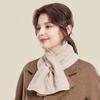 JIUMU Women's Autumn Winter Thickened Knit Scarf