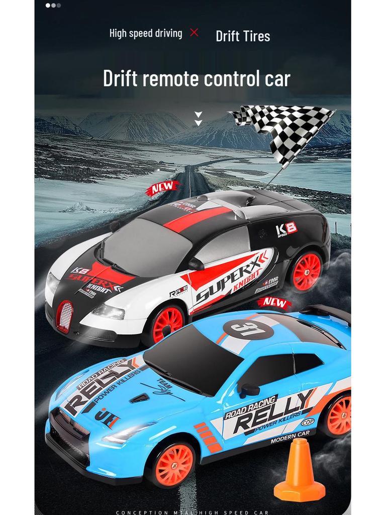 1:24 High-Speed RC Drift Car AE86 - Rechargeable Electric Four-Wheel Drive Toy for Kids