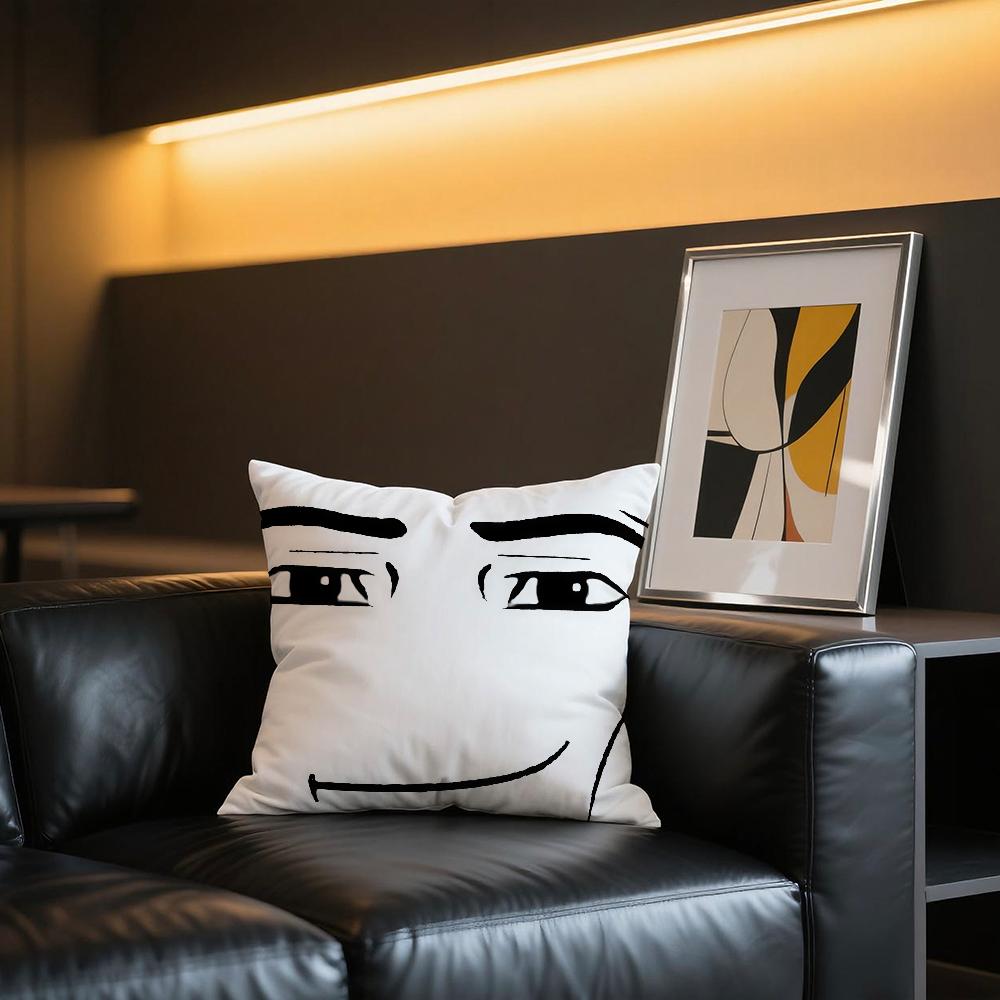 Meme Face Sigma cushion cover Comfortable and soft bedding skin friendly leisure sofa car office pillowcase