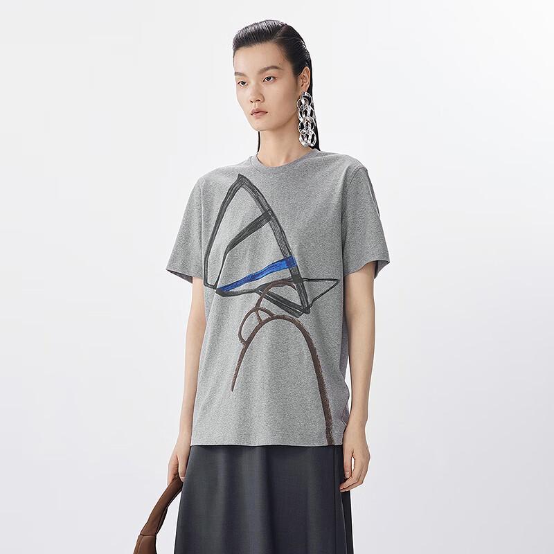 JNBY Women's Urban Print Loose Fit T-Shirt