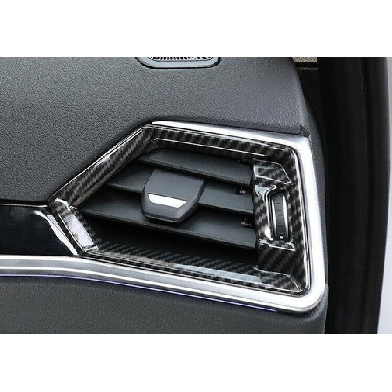 For BMW 3 4 Series G20 2019-2023 Carbon Fiber Console Air Outlet Vent Cover Trim