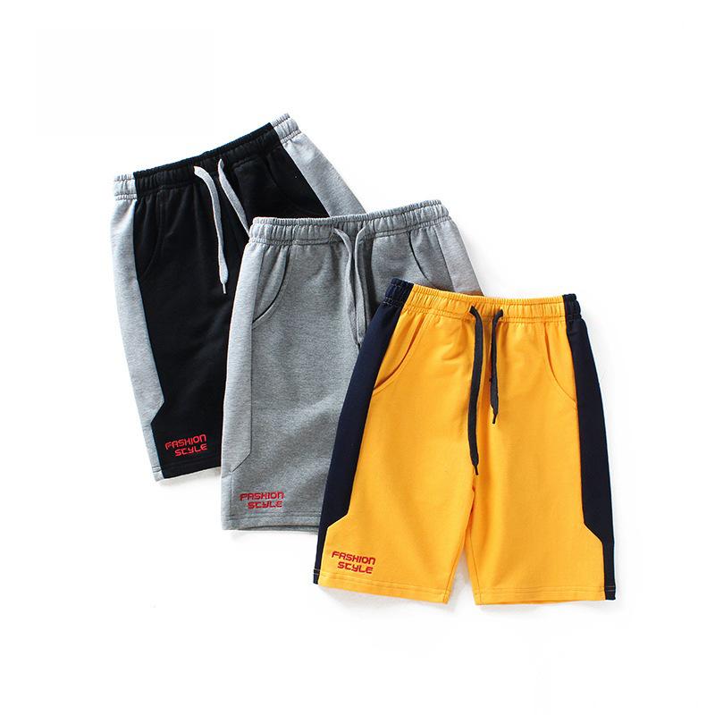 2023 Summer Korean Boys' Contrast Sports Shorts for Kids