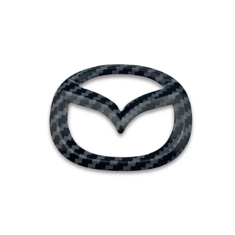 2025 Hot 1pc ABS Car Steering Wheel Center Emblem Sticker for Mazda 3 CX3 CX4 CX5 CX7 CX8 CX9 CX30 RX7 Atenza Axela Interior Dec
