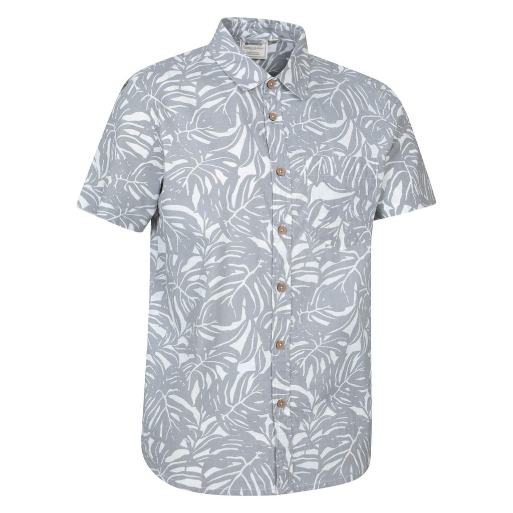 Mountain Warehouse Mens Tropical Short-Sleeved Shirt
