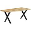 Day and Night - Day and Night Solid Mango Wood Dining Table 180x90x76 Cm