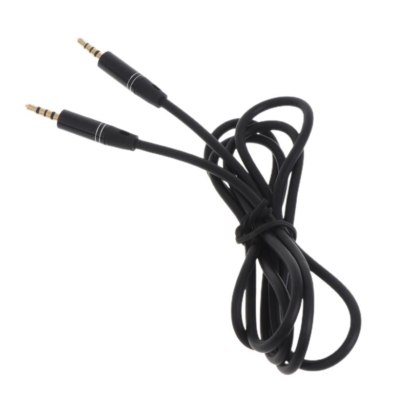 2.5mm To 2.5mm Audio Cable Jack Male To Male 2.5mm Jack Male Stereo Audio Aux Coiled Cord TRRS 2.5mm To 2.5mm Connector