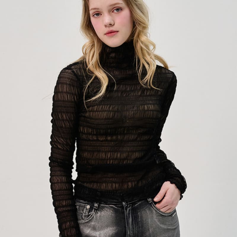 SORRY TOO MUCH LOVE Snow Flower Jewel Hairband_Black