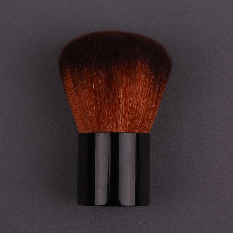Large Kabuki Blush Brush with Mushroom Head for Loose Powder and Setting Makeup