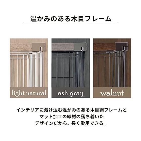 IRIS OHYAMA Dog Circle Woody Circle Low Type Light Natural For Medium Dogs Width 120 X Depth 66.5 X Height 55.5 Cm PWSR-1260LV