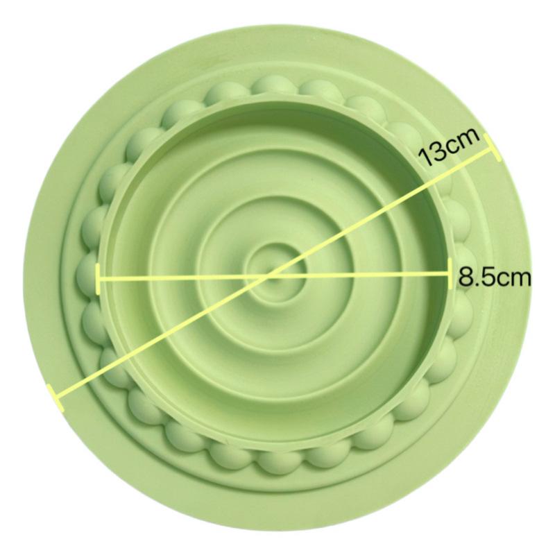 

Cat Slow Food Pad Pet Liquid Food Bowl Cat Strips Slow Food Plate Cat Food Utensils Supplies небесно-голубой