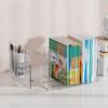 Simple Divided Book Stand Thickened Clear Bookshelf Multi-function Acrylic Book Stand  for Home