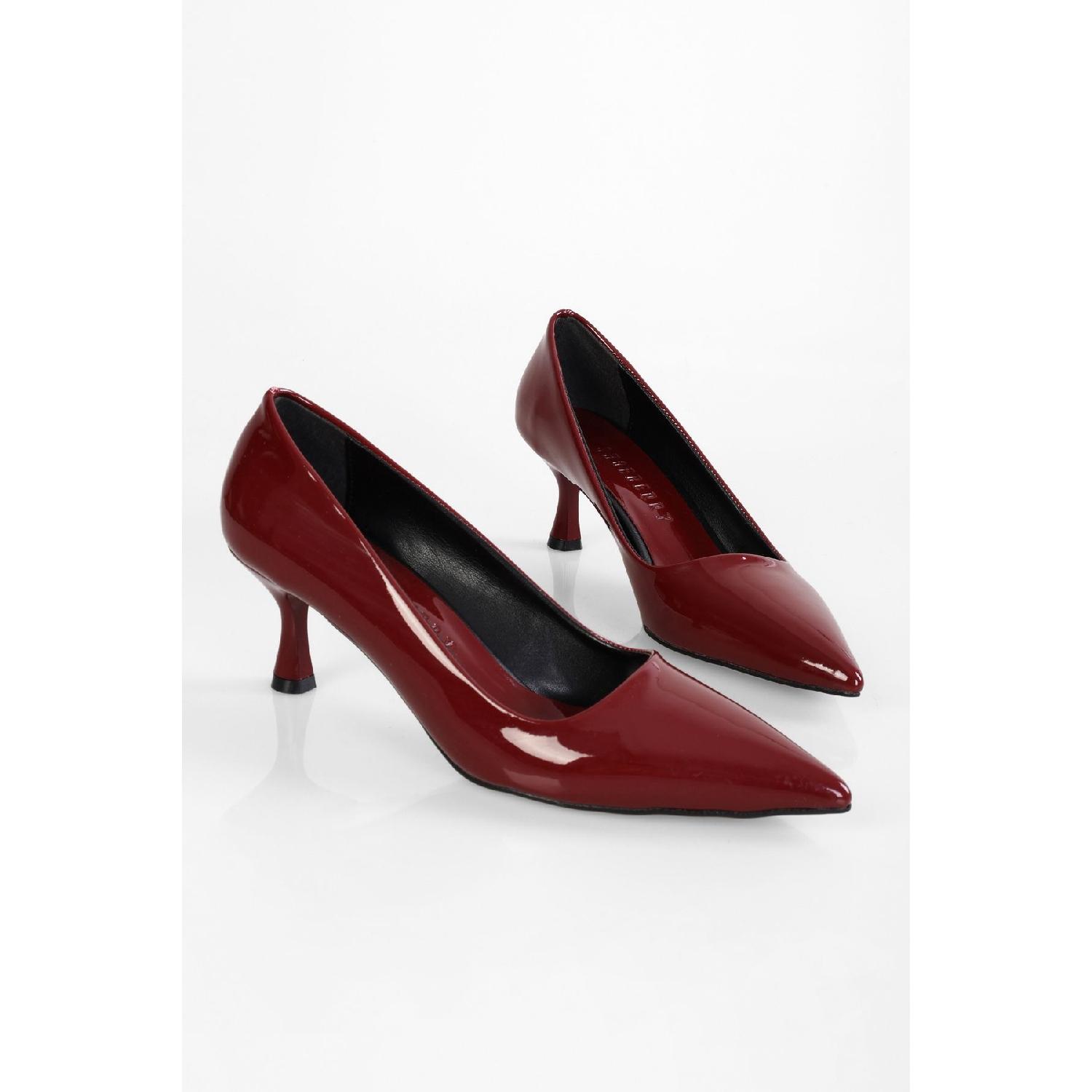 

Women s Javier Burgundy Patent Leather Stiletto 35 чорний