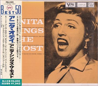 CD ANITA ODAY  Anita Sings The Most POCJ1820 Verve Records 1990 Japan ObiJazz Used