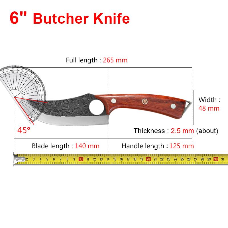 Boning Knife Multifunction Butcher Knives BBQ Cutter Chef Knives Meat Fish Slicing VegetableCutter Stainless Steel Cleaver Knife