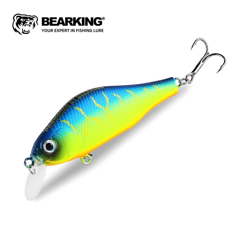 

BEARKING Brand 70mm 8.6g Tungsten system рыболовные приманки minnow crank wobbler качественные рыболовные снасти 10 цветов на выбор A