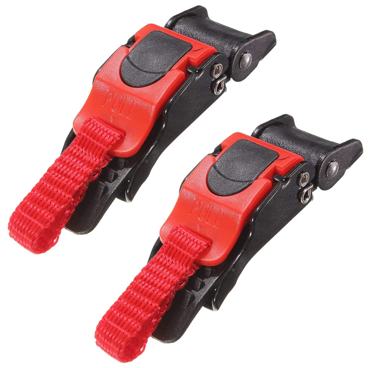 

Yikko 2pcs Helmet Buckle Quick Release Bike Helmet Buckle,Plastic Motorcycle Helmet Speed Chin Strap Quick Release New Black+Red