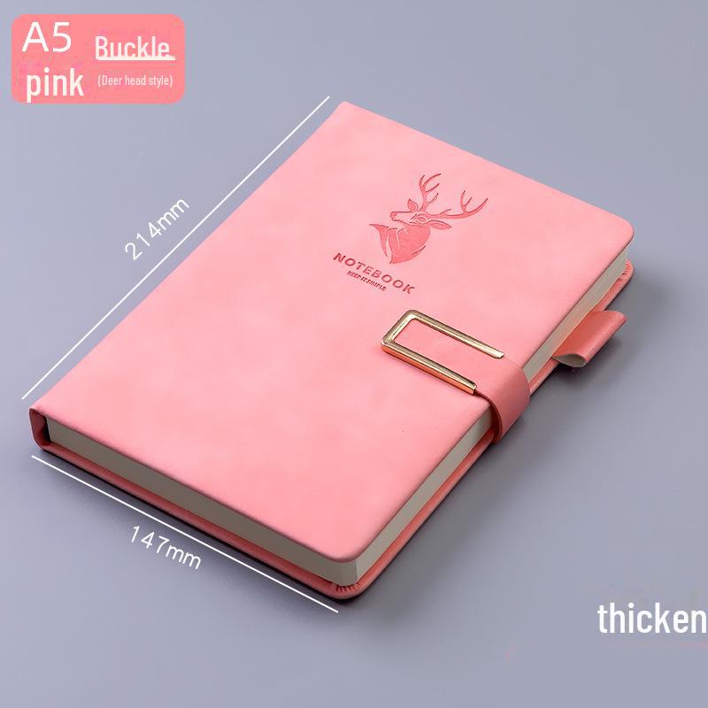 "Wenzhou A5 Buckle Notepad: Thick, High-Value Notebook Gift Box Set"