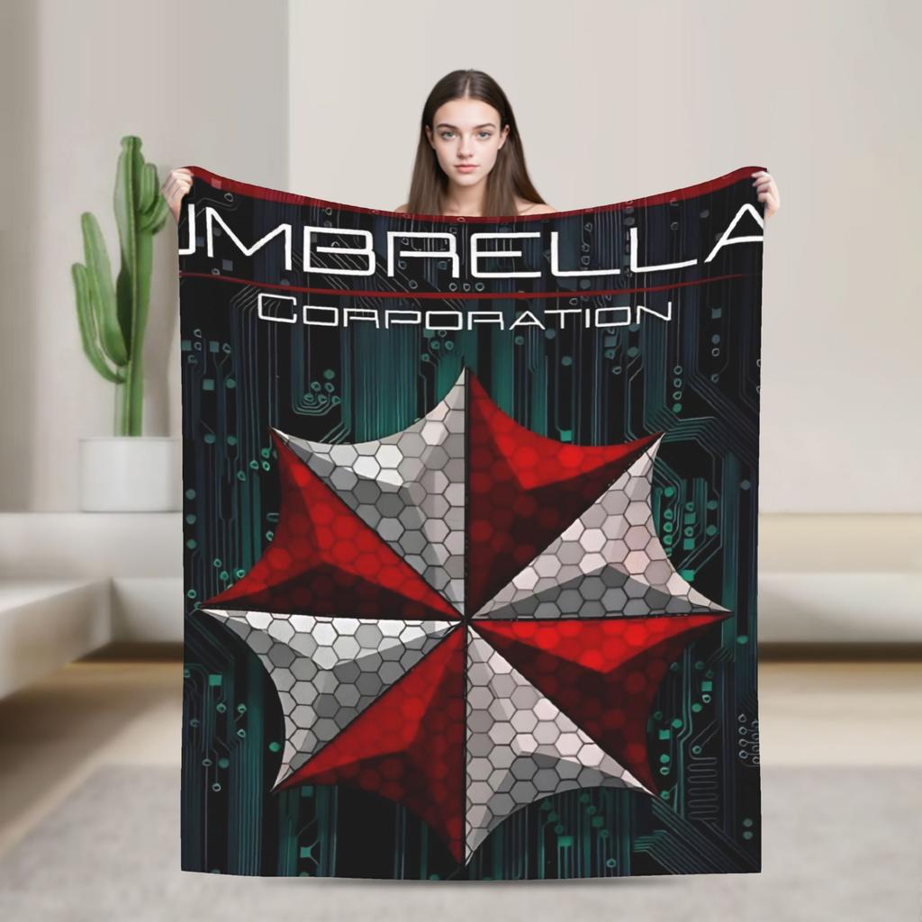 Leon Kennedy Resident Evil Warm Soft Blanket Picnic Plush Bedding Throws Fashion Outdoor Flannel Bedspread Sofa Bed Cover