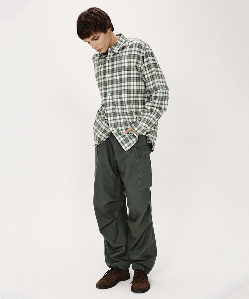 SHIRTER Navona Flannel Check Shirt (Green)