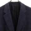 Paul Smith Made In Japan Check Pattern Tailored Jacket 40 Navy Women Used