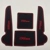 MEKOMEKO Interior Rubber Mats for the New Toyota Corolla Cross 2021 and Door Pocket Rubber Floor Console Interior Noise Silicone 11 Black (September