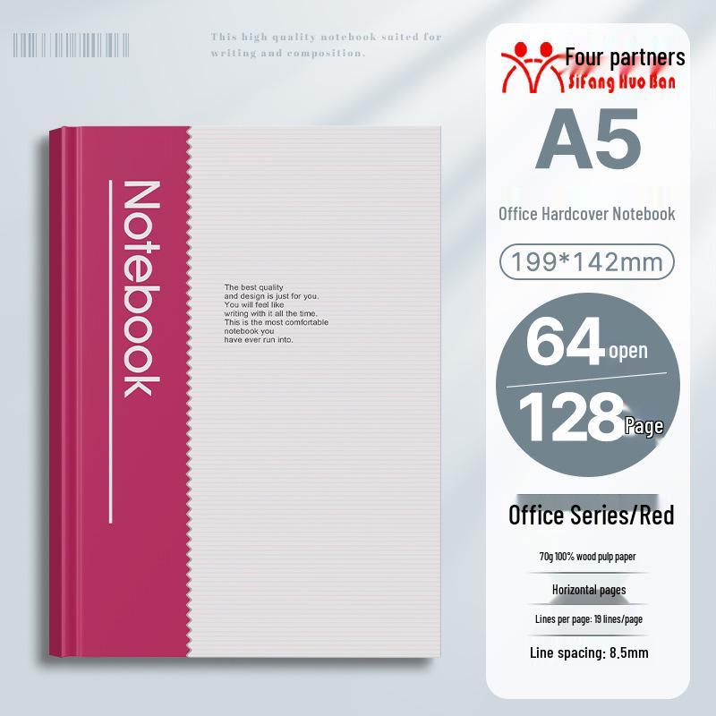 32k Hardcover Business & Student Notebook - Thick, Simple Diary Book
