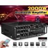 800W 220V - 240V EQ Bluetooth Stereo Verstärker 4 Ohm 2CH USB 64GB Disk/SD Karte Auto Heim 220V