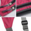 WTEMPO Outdoor Waterproof Mobile Phone Portable Waist Bags Solid Color Sports Night Running Cycling Zipper Lightweight Waist Packs