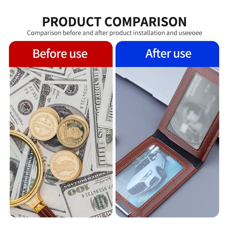 Fashion PU Litchee Pattern Car Men Coin Purse Wallet Card Holder For Opel Insignia Corsa Zafira Mokka Grandland Antara Ampera