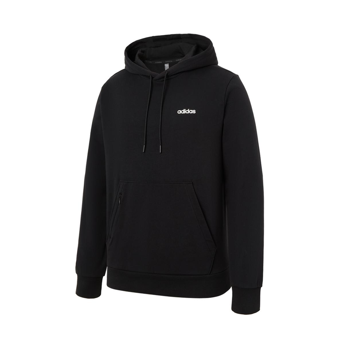 

Adidas Daily Casual Series Hooded Pullover Comfort Long Sleeve Sweatshirt Men Black KA1501 3XL