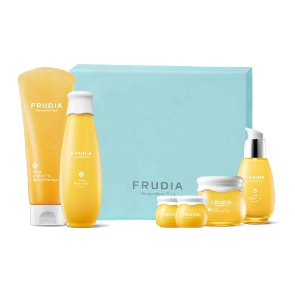 Frudia [4 Types Of Citrus] Citrus Toner + Serum + Cream + Foam Cleanser + 2 Free Citrus Mini Creams FREE