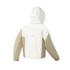 FILA Golf Series Trendy Fashion Versatile Simple Casual Sports Training Golf Hooded Woven Sweatshirt Women sweatshirt Jade-White A11W615716FWT