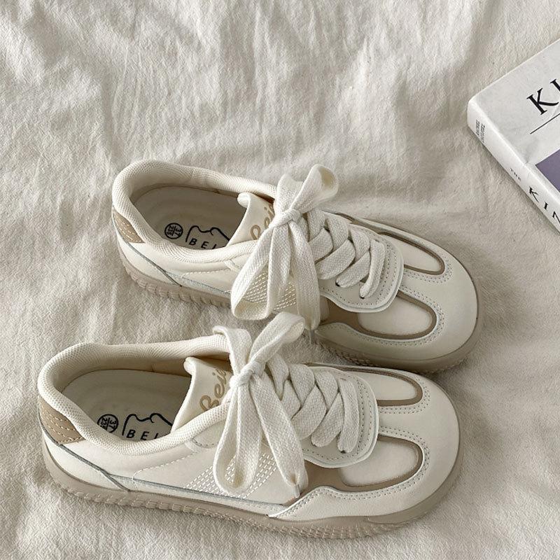 Pink Casual Sports Shoes Forrest Gump Little White Shoes Women's Spring 2025 New Niche Design German Training Board Shoes Women