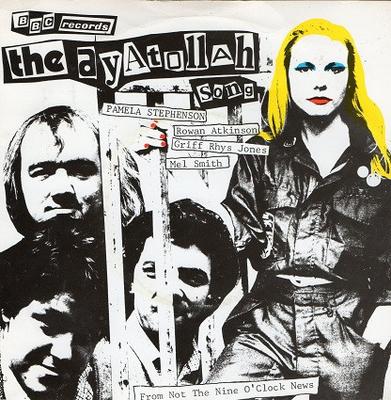 7inch Record NOT THE NINE O'CLOCK NEWS - The Ayatollah Song RESL88 BBC RECORDS 1980 UK Rock Used